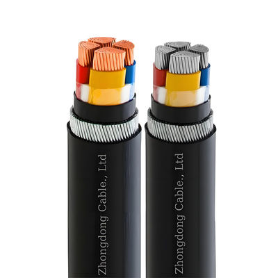 0.6KV 1kV Steel Wire Armoured Xlpe Cable Four Core N2XRY NA2XRY OEM Logo