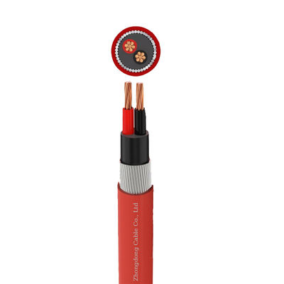 Steel Wire Armoured Fire Resistant Cable 0.6 1.0kV Two Core Heat Proof Electrical Cable