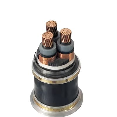 Metal Screen Copper Conductor MV Power Cable XLPE Insulation PVC Sheath OEM Logo