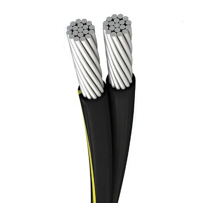ABC Aerial Bundled Cable 2 Cores Low Voltage XLPE Insulation Black Color