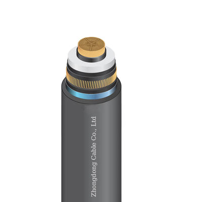 Copper Wire Screen 110kV High Voltage Transmission Cable XLPE Insulation LSHF Jacket
