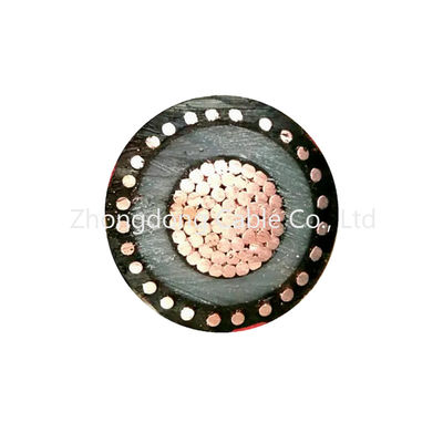 Single Copper Core Medium Voltage Cable SWA Armored 21KV 35kV XLPE PVC MV Cable