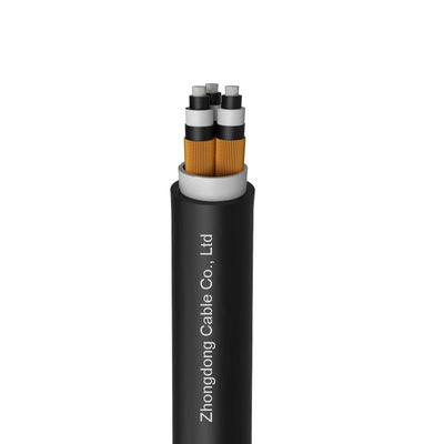 Three Core Aluminium Conductor Cable Copper Tape Shield Steel Wire Armoured Cable