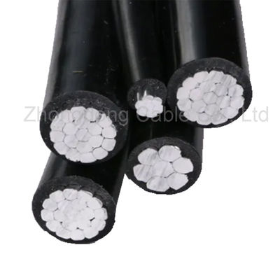 Custom Logo ABC Aerial Bundled Overhead Cable PE Insulation 3 Phase Electrical Cable