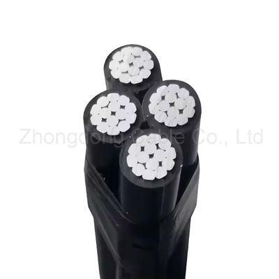 600V ABC Aerial Bundled Cable Prefabricated 4X35 XLPE Insulation Standard Cable