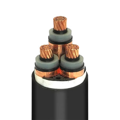 11KV 22KV 33KV Medium Voltage Cable XLPE/Vinyl/Cu 3 Core