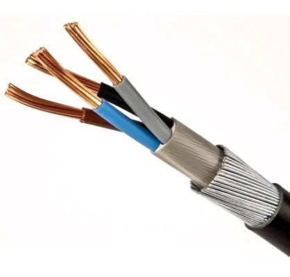 Multicore 450/750V Armoured Electrical Cable Steel Wire Armored PVC Insulated Copper Control Cable