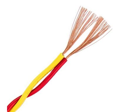 RVS Flexible Twisted Electrical Wire 4 6 10 mm PVC 2 Cores Twisted Pair Cable