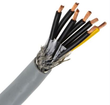 CY PVC YSLCY Flexible Control Cable with Copper  Braiding and PVC Sheath for instrumentation