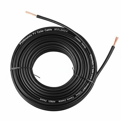 Photovoltaic PV Cable Solar Cable H1Z2Z2-K with Copper Core XLPO Jacket for 1500V Solar Systems