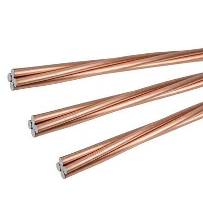 High Strength Stranded Bare Copper Conductor for 110KV Overhead Line Transmission and Distribution