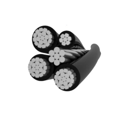 5 Core Aerial Bundled ABC Cable with Corrosion Resistant and 15/35kV Rated Voltage for Overhead Power Distribution