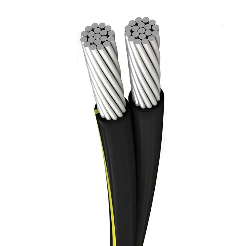 ABC Aerial Bundled Cable 2 Cores Low Voltage XLPE Insulation Black Color