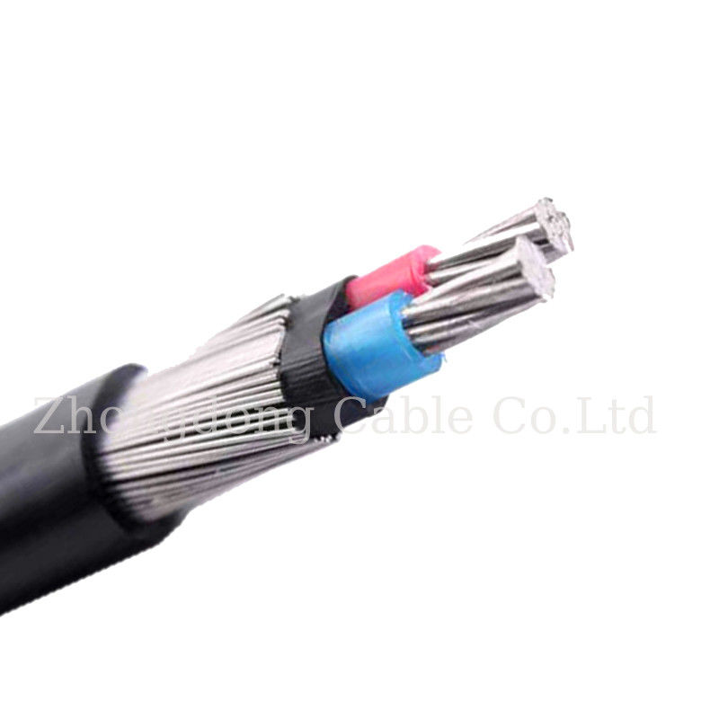 8000 Series Aluminum Ser Service Entrance Cable 2 Core Flat Concentric XLPE SWA PVC