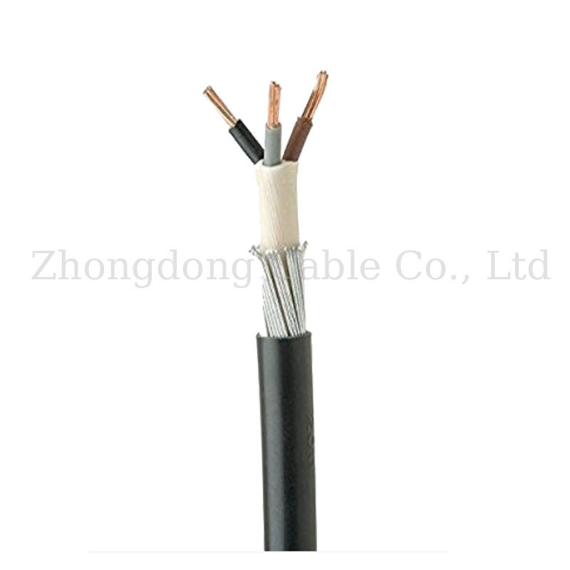 Cu XLPE PVC SWA PVC 3 Core Armored Cable XLPE Insulated Electrical Wire