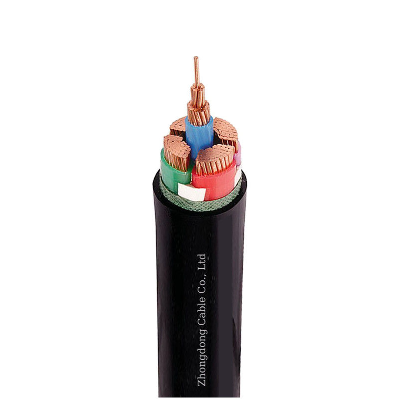 Multi Core 4+1 XLPE Insulated Power Cable 0.6kv 1kV Armored Or Unarmored Cable