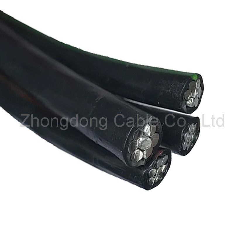 Low Voltage Aerial Bundled Cable Overhead 2x25mm2 Stranded ABC Aluminium Cable