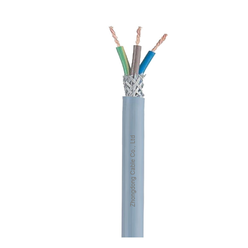 CY PVC YSLCY Flexible Control Cable with Copper  Braiding and PVC Sheath for instrumentation