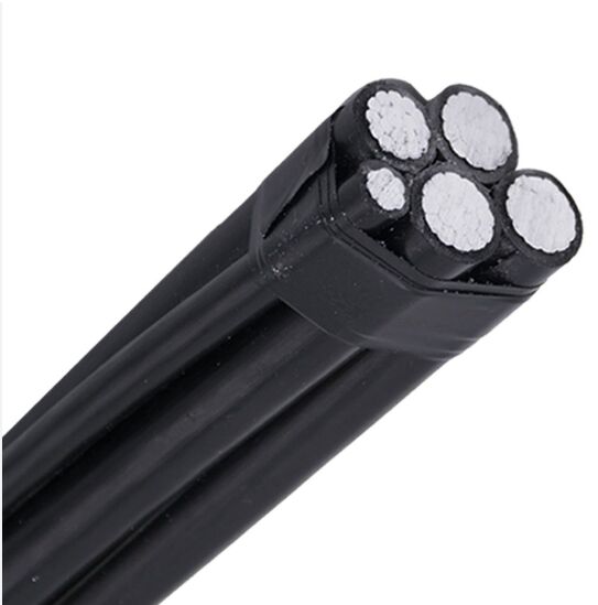5 Core Aerial Bundled ABC Cable with Corrosion Resistant and 15/35kV Rated Voltage for Overhead Power Distribution