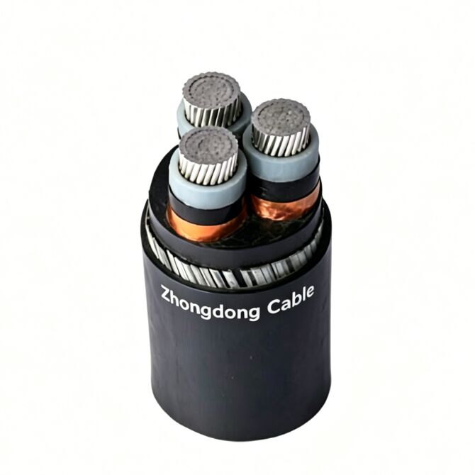 26/35kV 3 Core Fire Resistant Aluminium Conductor Power Cable for Photovoltaic Project