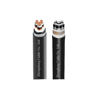 12/20kV کابل MV ولتاژ متوسط 3 هسته Cu XLPE LSZH SWA کابل زره