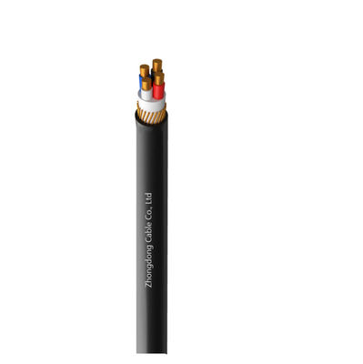 CU XLPE PVC کابل برق ولتاژ پایین سیم مس محافظ 0.6/1kV