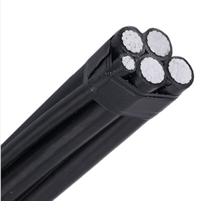 5 Core Aerial Bundled ABC Cable with Corrosion Resistant and 15/35kV Rated Voltage for Overhead Power Distribution