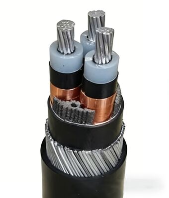 MV AWA Kabel Listrik Lapis baja 3.6/6kV26/35kV AL/XLPE/AWA/ SWA/LSZH Panjang yang disesuaikan