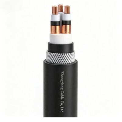 Cws Cable Types 8.7/15kV XLPE Insulated Copper Power Cable with CWS SWA PVC for ...