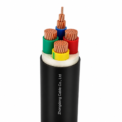 Kualitas IEC 60502 ZR-VV 0,6/1kV Tembaga Kabel Listrik PVC 3X185+1X70mm2 untuk Distribusi Listrik Industri Pabrik