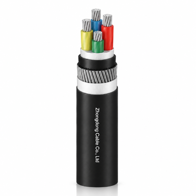 Qualidade 4x185mm2 Condutor de alumínio SWA Cable de energia blindado 0,6/1kV IEC 60502-1 Economia de custos Fábrica